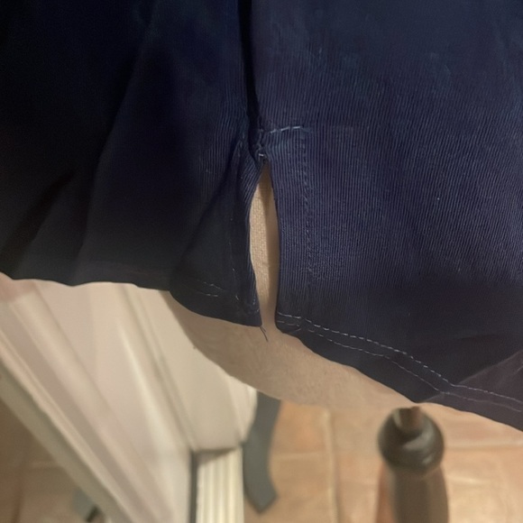 EUC Miami Navy Blue Blouse with Open Back Size Medium - Picture 7 of 7